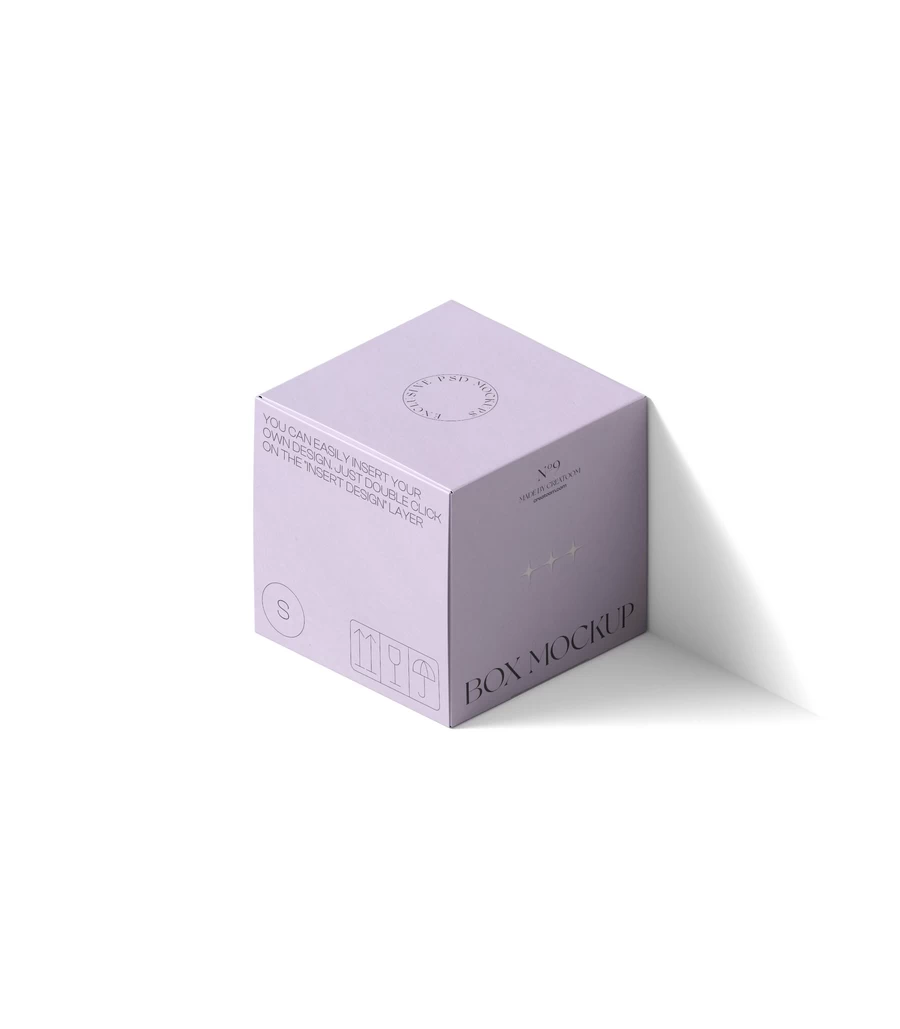 品质正方形蜡烛香薰包装盒Logo设计vi效果图展示PSD贴图样机素材【008】